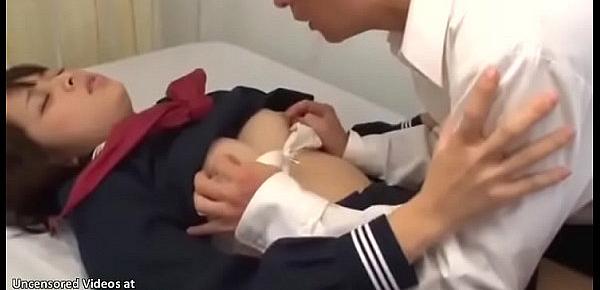 Japanese college girl has sex in the nursery
